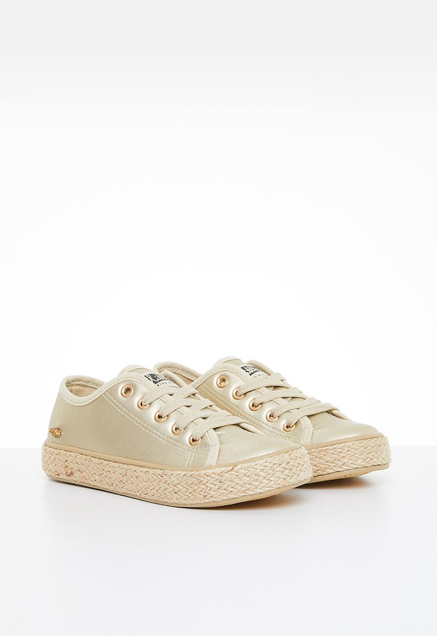 Little Miss Black - G-quebec sneaker - gold