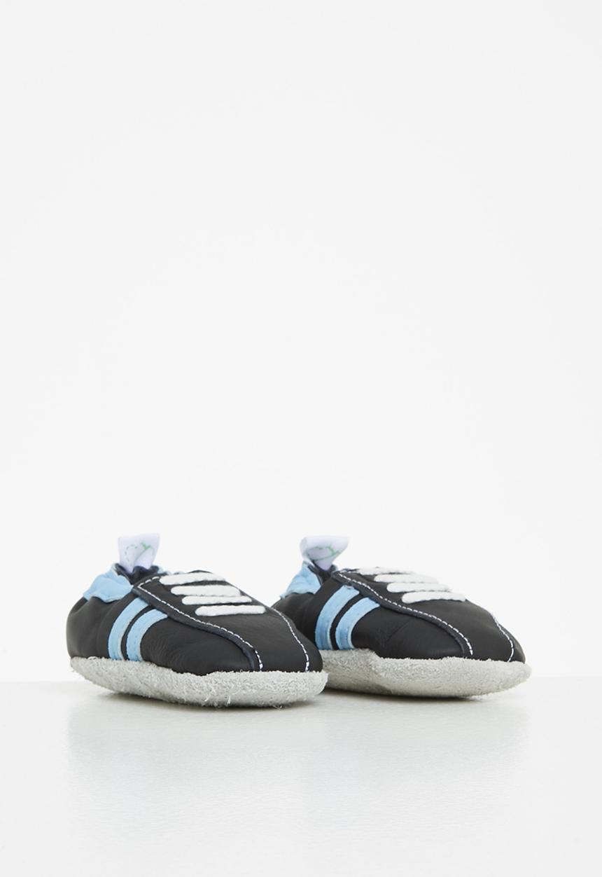 Pitta-Patta Shoes - Jag leather boys shoes - black