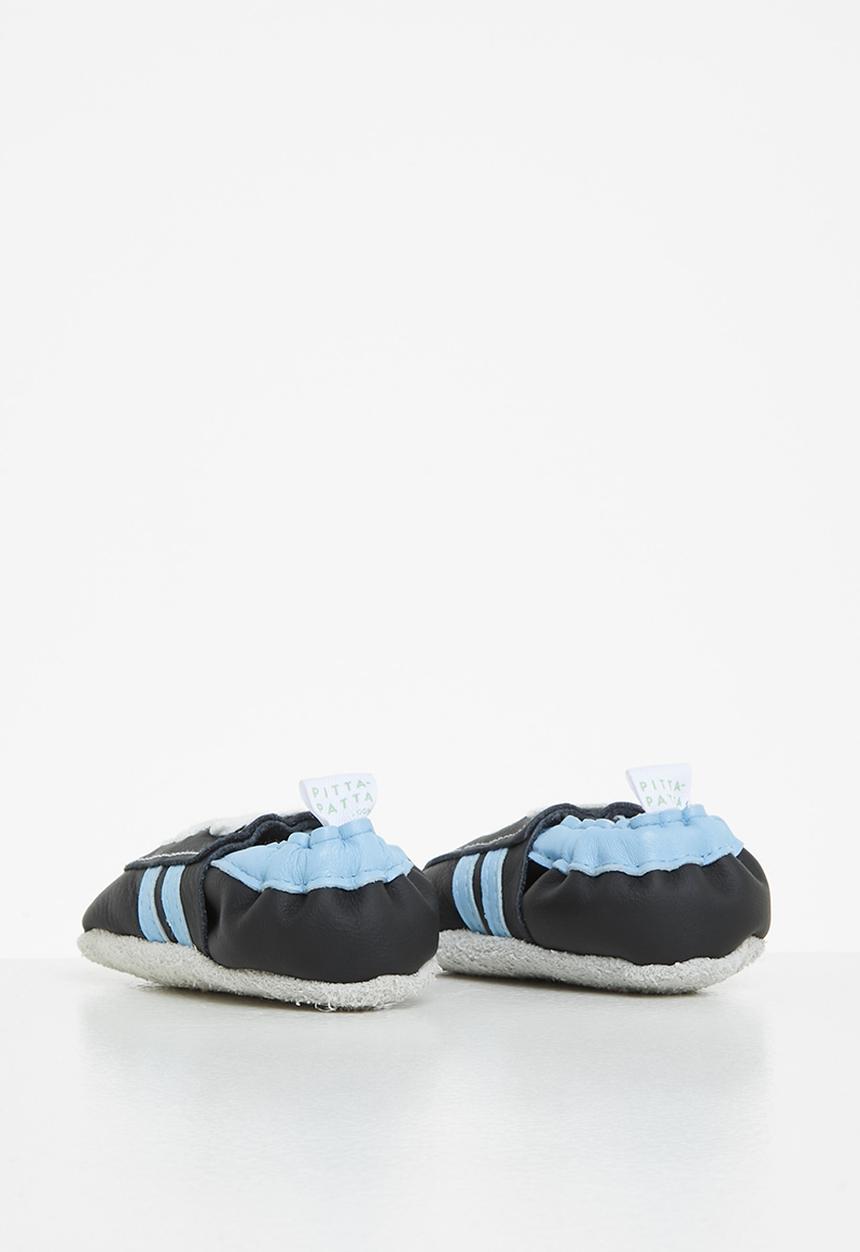 Pitta-Patta Shoes - Jag leather boys shoes - black