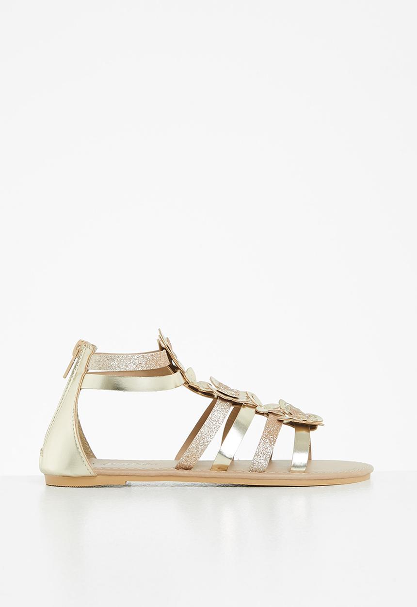 Bata - Girls strappy sandal - gold