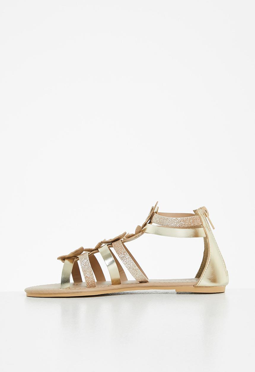 Bata - Girls strappy sandal - gold