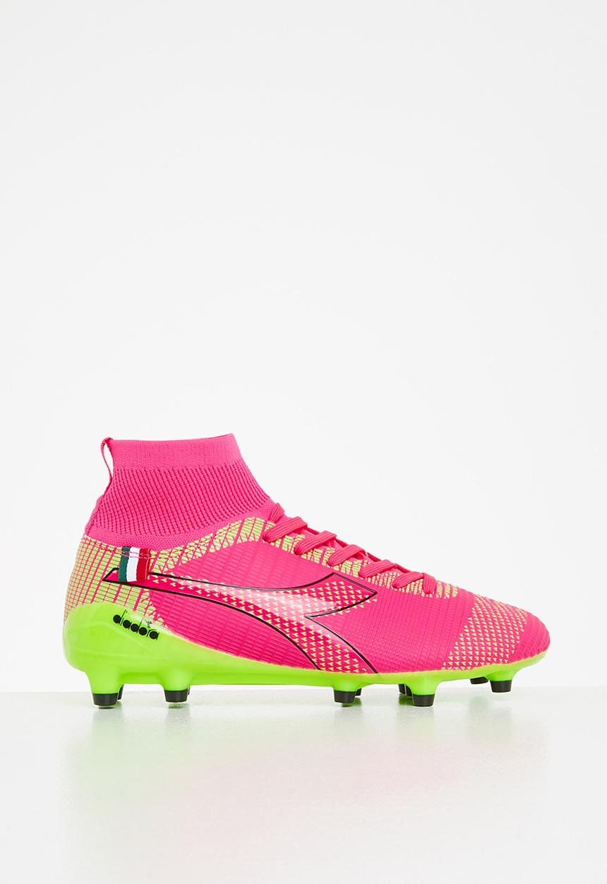 Diadora - Kinetic firefly soccer boot - pink/yellow