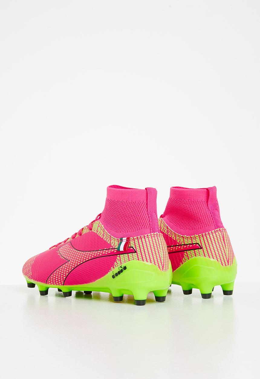 Diadora - Kinetic firefly soccer boot - pink/yellow