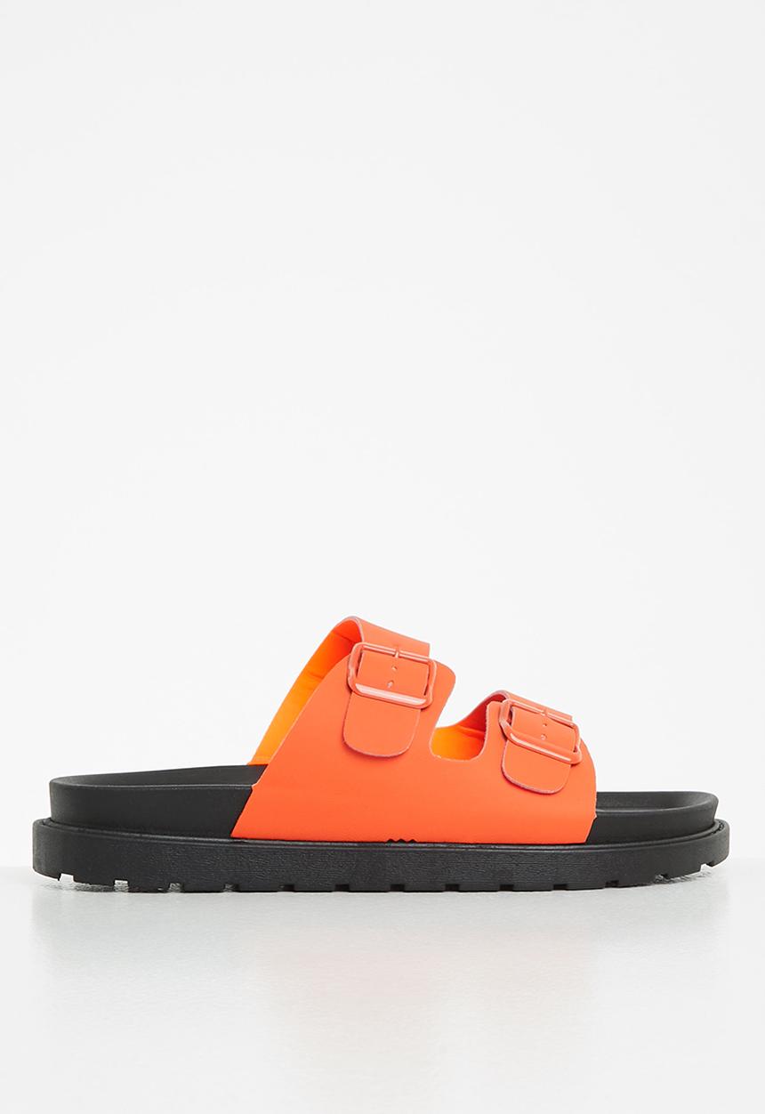 Madison® - Crystal double buckle slide - orange