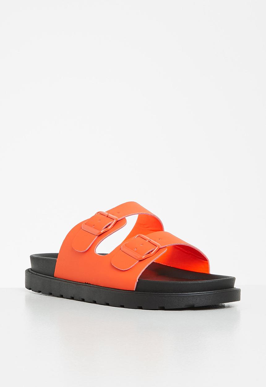 Madison® - Crystal double buckle slide - orange