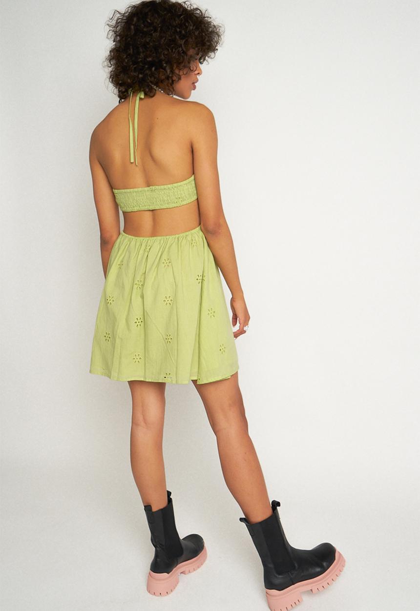 Daisy Street - Cut out dress - pale green