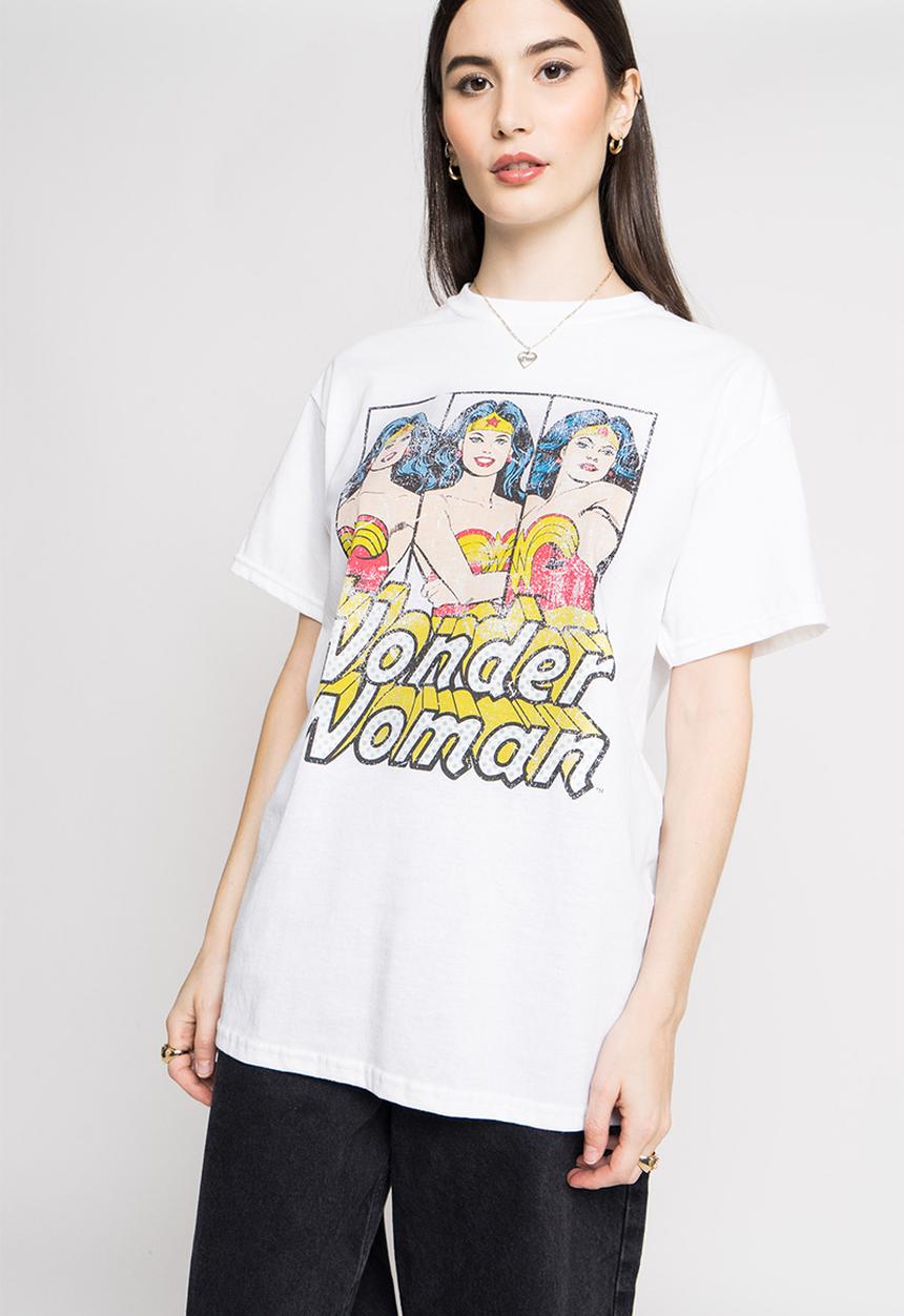 Daisy Street - Wonder Woman tee - white