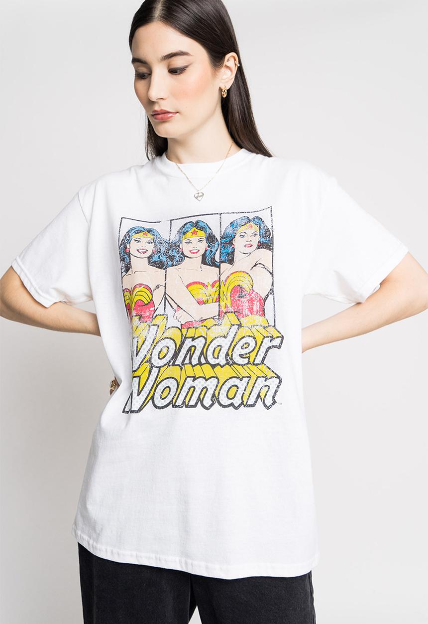 Daisy Street - Wonder Woman tee - white