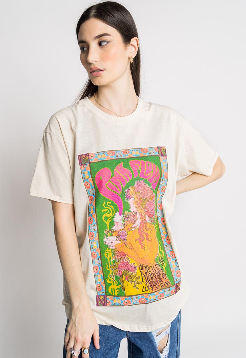 Daisy Street - Pink floyd tee - natural