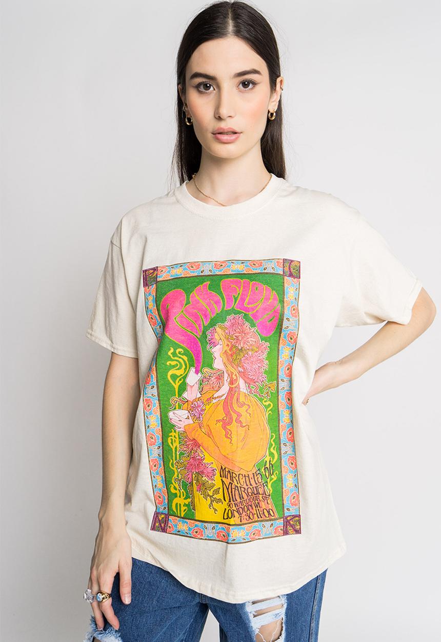 Daisy Street - Pink floyd tee - natural