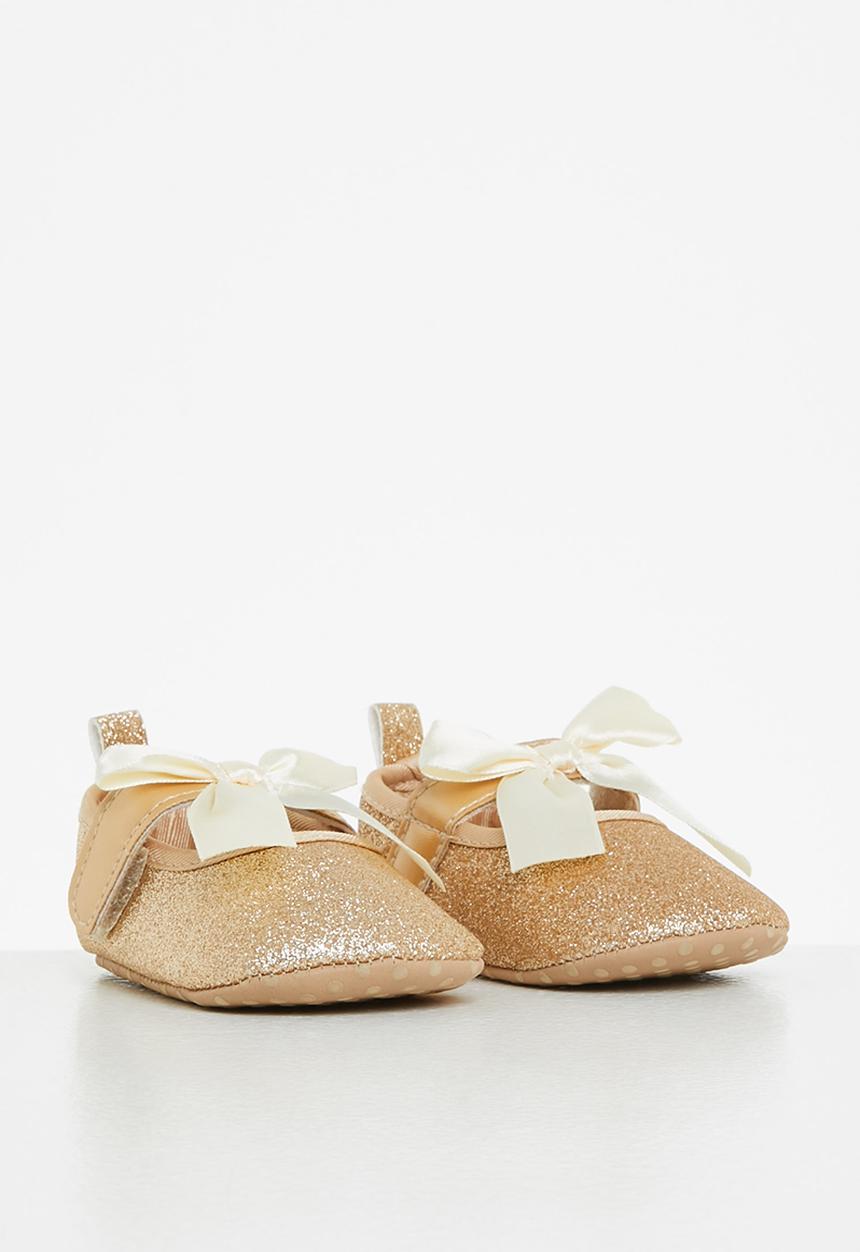 Pop Candy - Baby glitter pump - gold