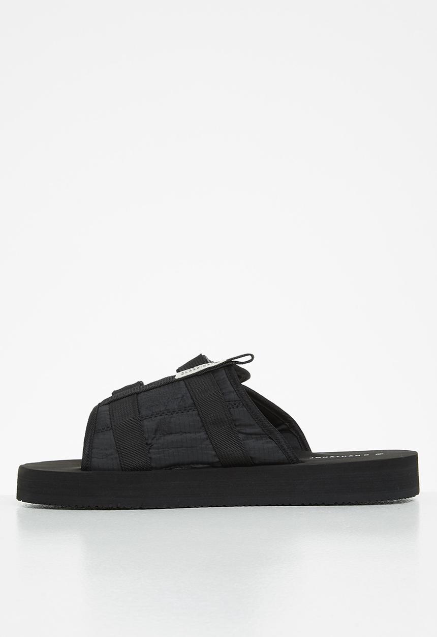 Jonathan D - Jack Nylon & Mesh Sandal - Black