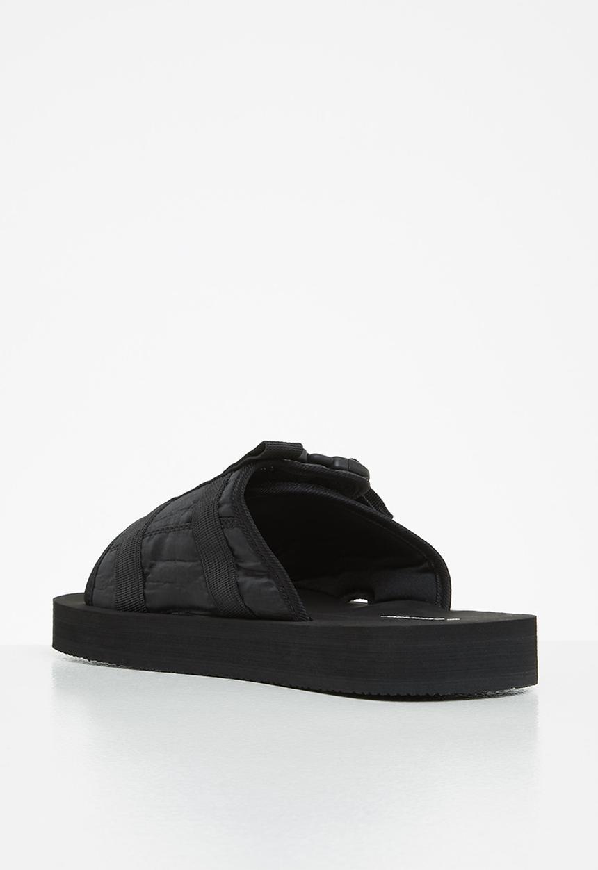 Jonathan D - Jack Nylon & Mesh Sandal - Black