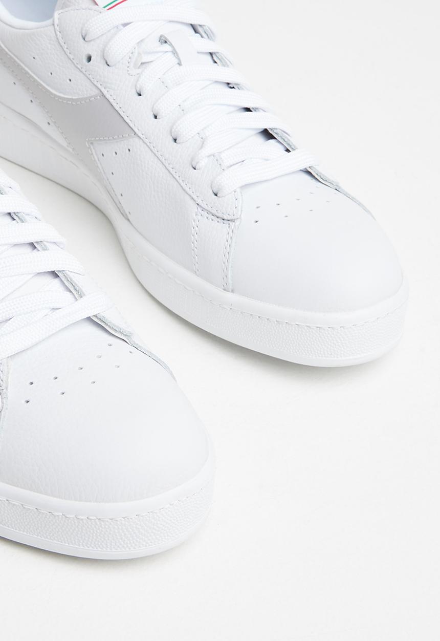 Diadora - Game l low - white/tigerlilly