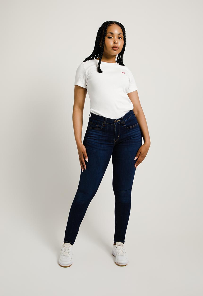 Levi’s® - Curvy Super Skinny - Chelsea Carbon Glow.