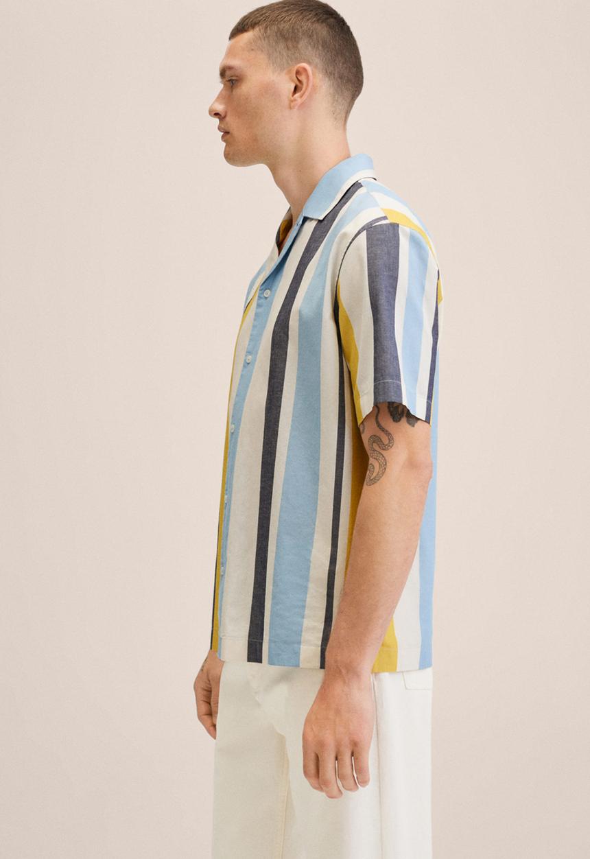 MANGO - Shirt . belinho - beige