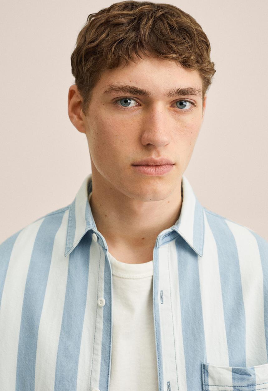 MANGO - Parasol shirt  - blue