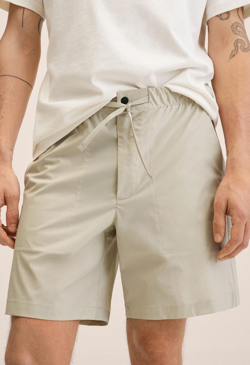 MANGO - Rush Bermuda shorts - natural