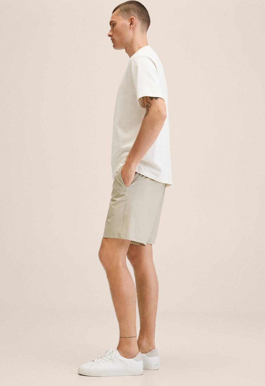 MANGO - Rush Bermuda shorts - natural
