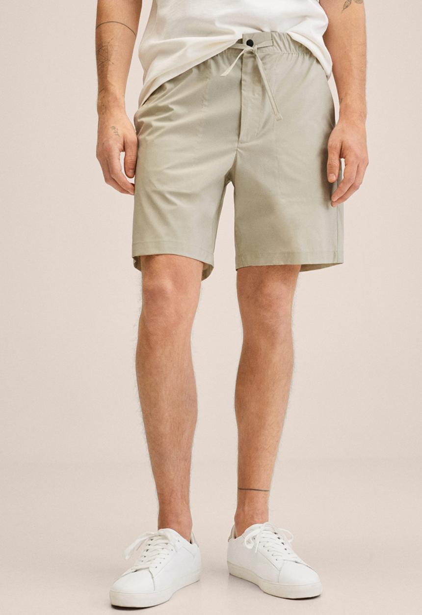 MANGO - Rush Bermuda shorts - natural