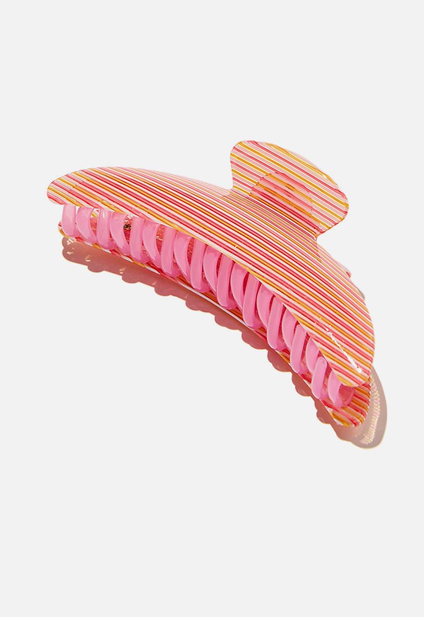 Rubi - Isla hair claw - pink & orange