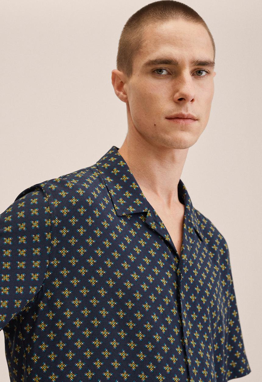 MANGO - Vagos shirt - navy