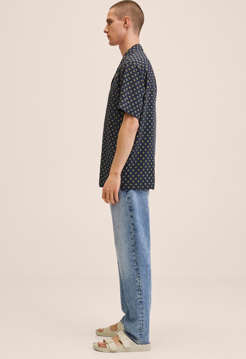 MANGO - Vagos shirt - navy