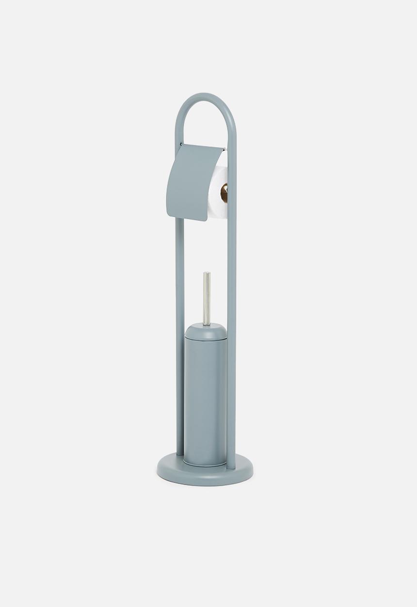 Bathroom Solutions - Toilet brush and holder - blue