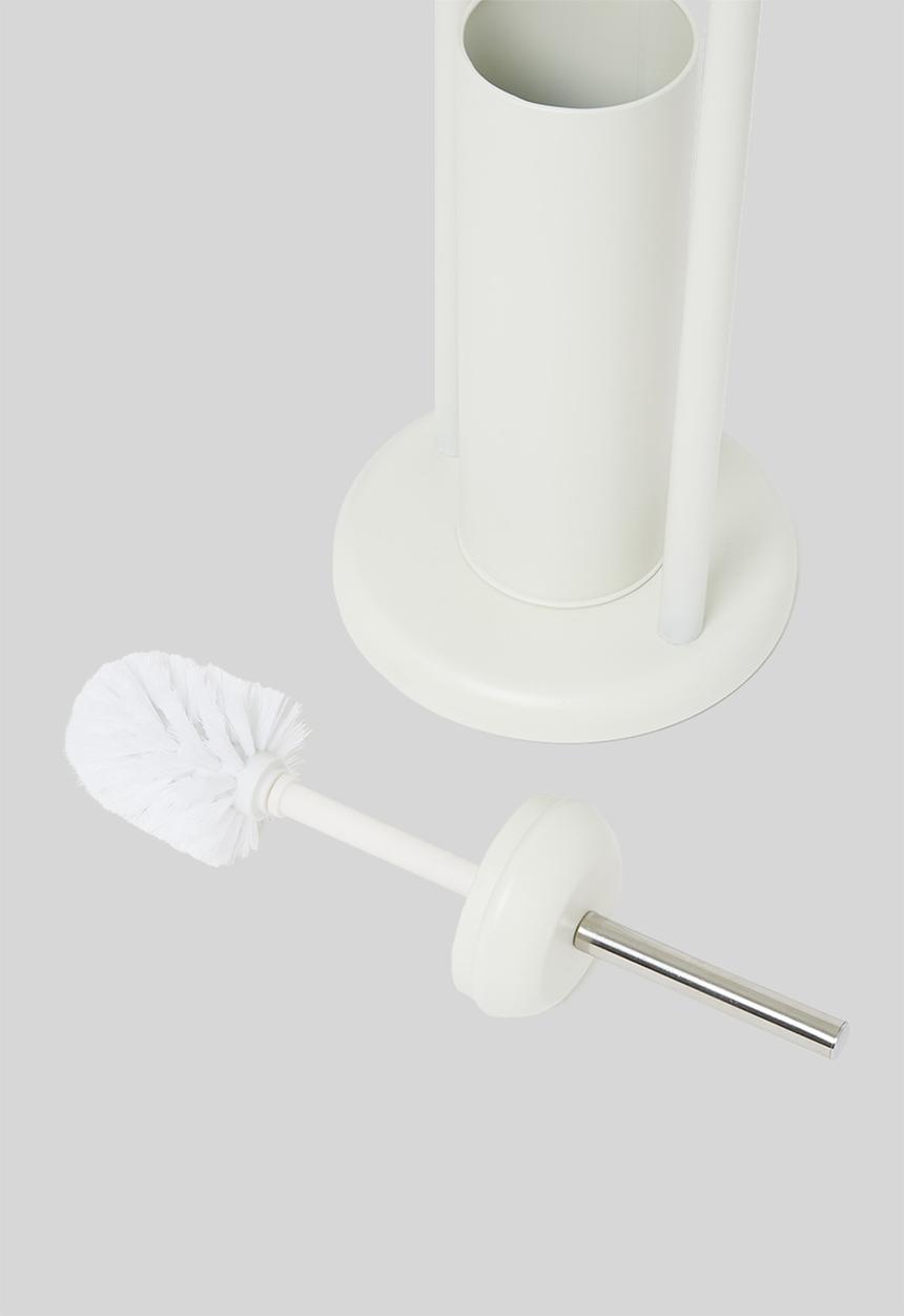 Bathroom Solutions - Toilet brush and holder - white