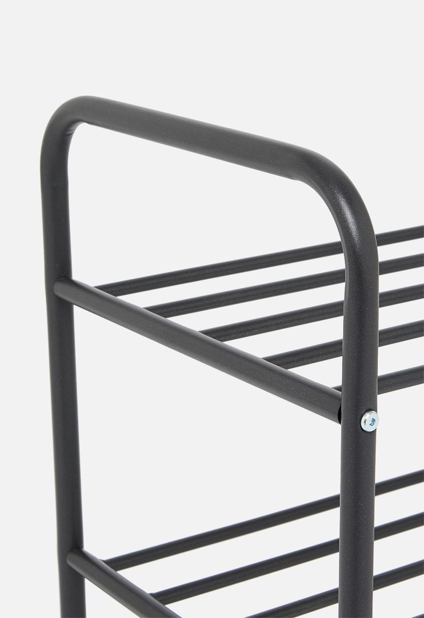 H&S - 3 Layer shoe rack - black