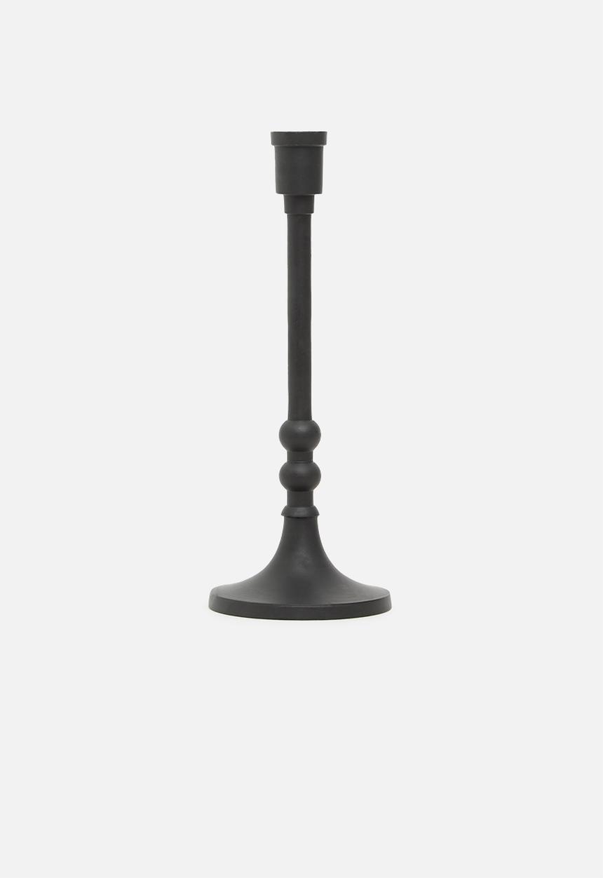 H&S - Kris candle holder - black