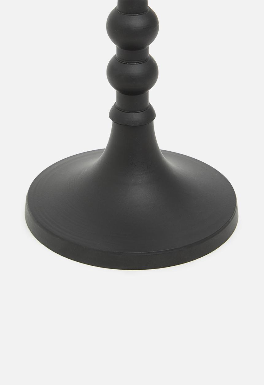 H&S - Kris candle holder - black