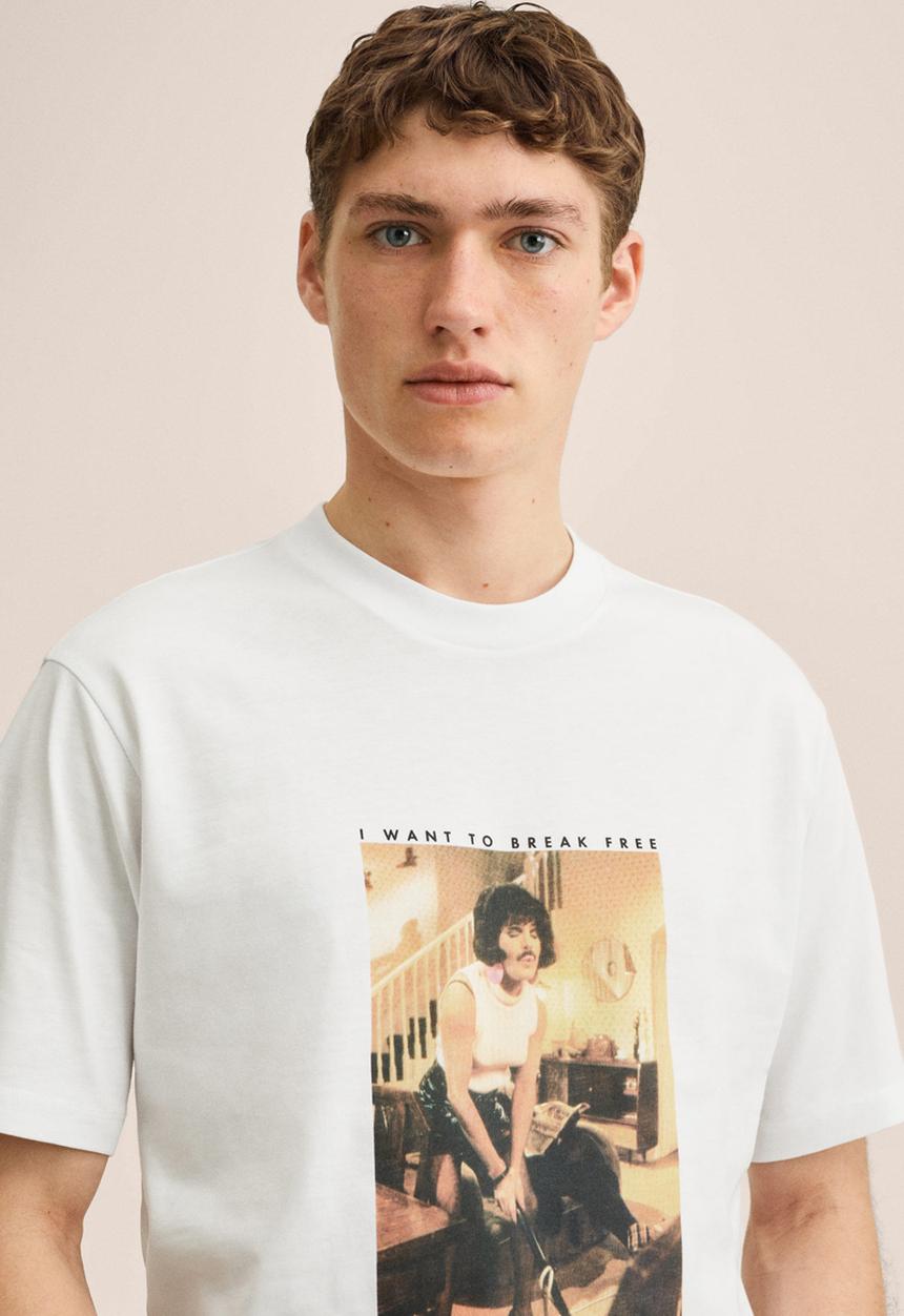 MANGO - Break free T-shirt - white