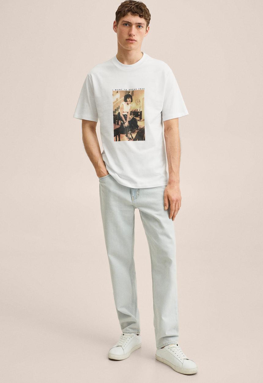 MANGO - Break free T-shirt - white
