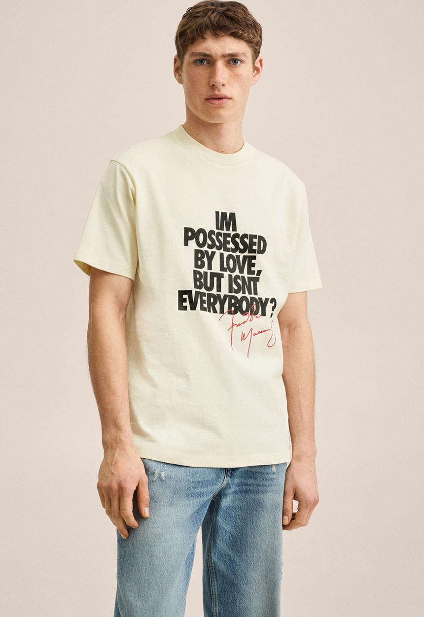 MANGO - Freddie T-shirt - cream