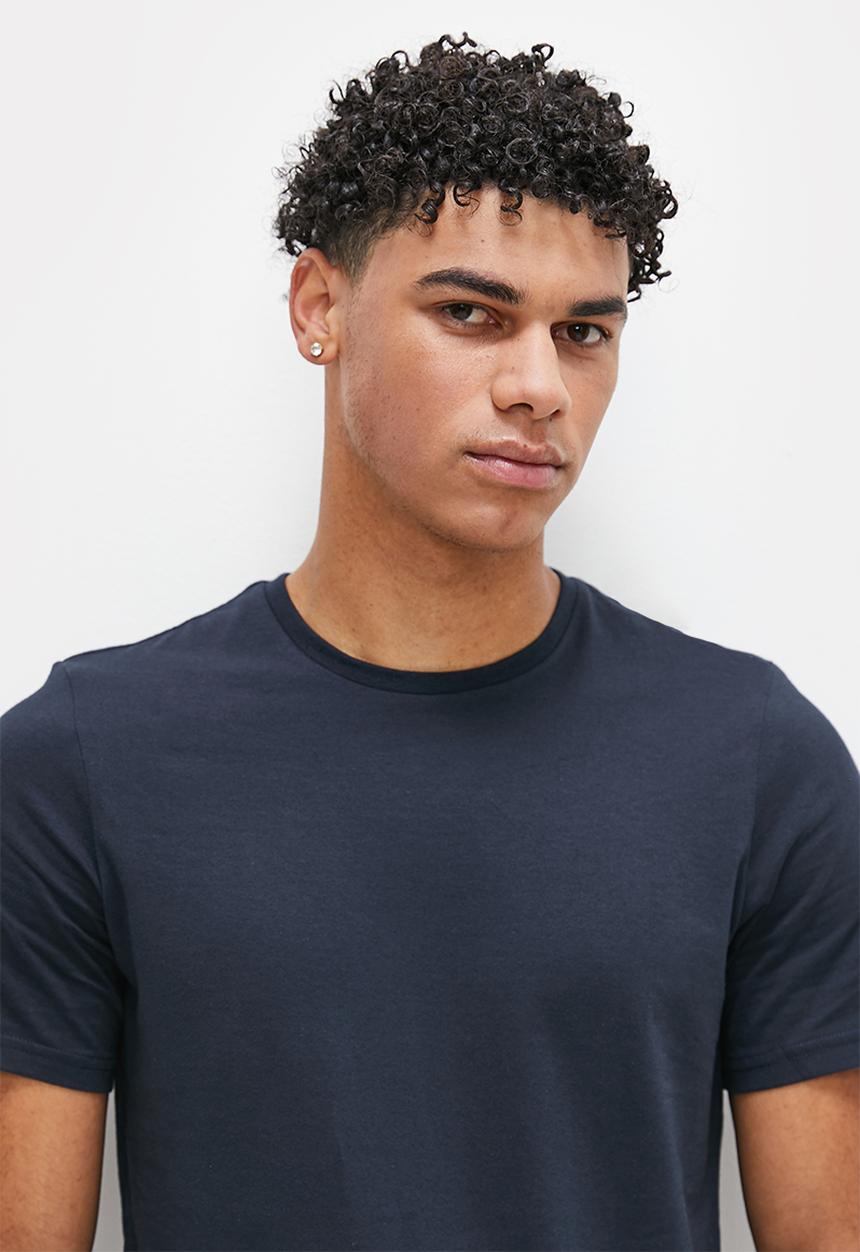 STYLE REPUBLIC - Basic long line tee - dark navy