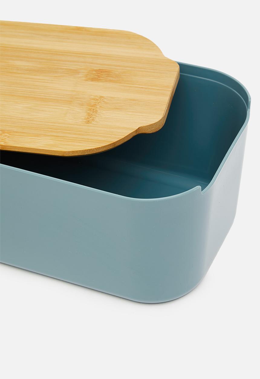 Excellent Houseware - Bread bin - aqua