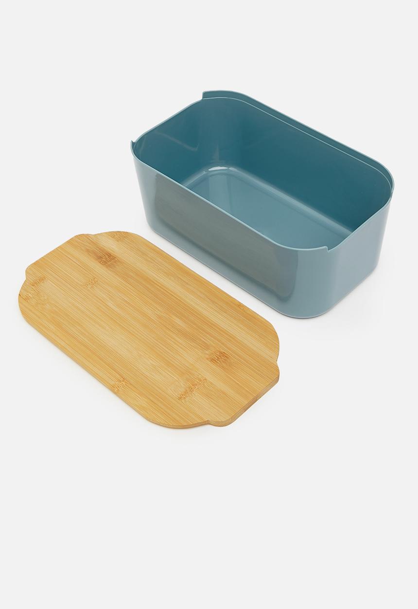 Excellent Houseware - Bread bin - aqua