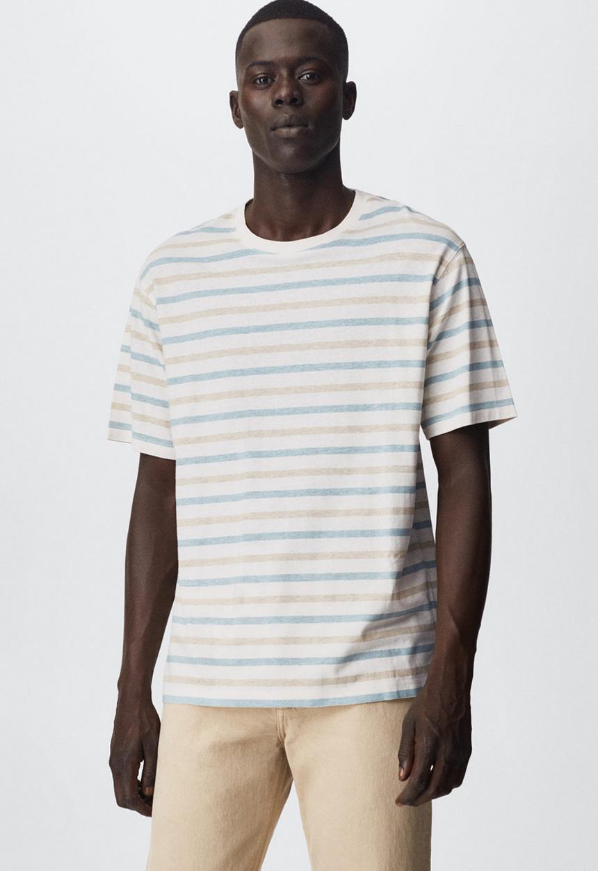MANGO - Bohemian T-shirt - cream