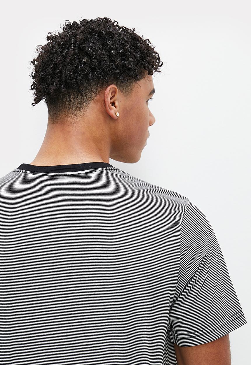 STYLE REPUBLIC - Stripe tee - black & white