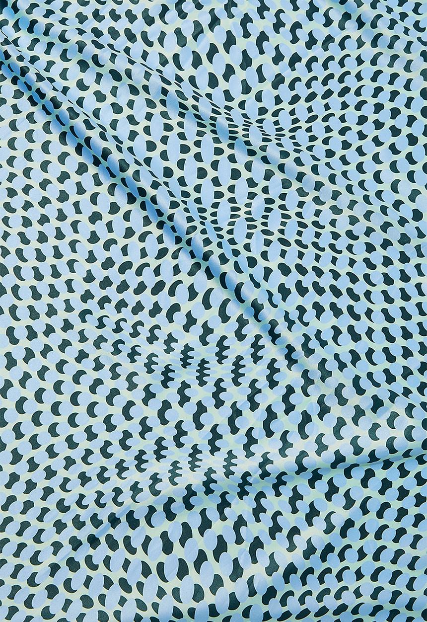 Rubi - Versatile scarf - sara radial wave blue