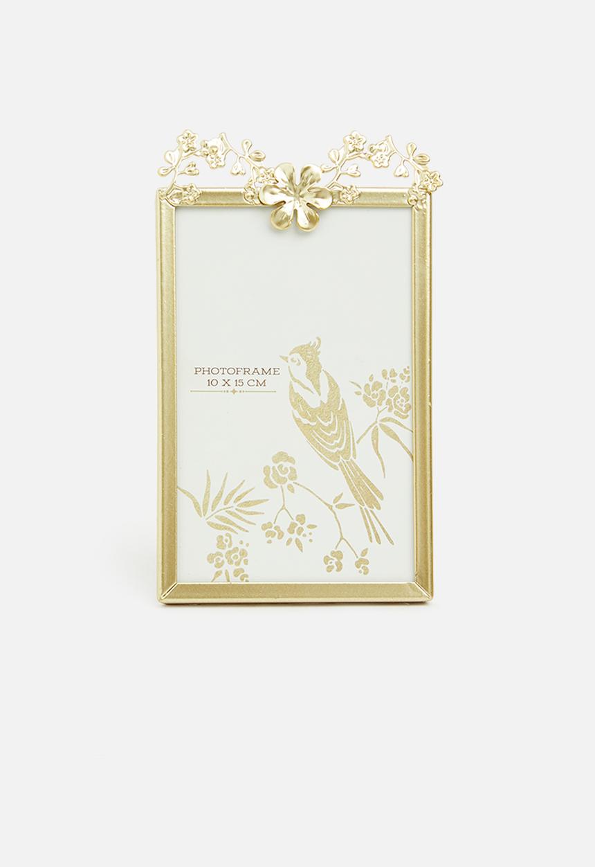 H&S - Blossom photo frame - gold
