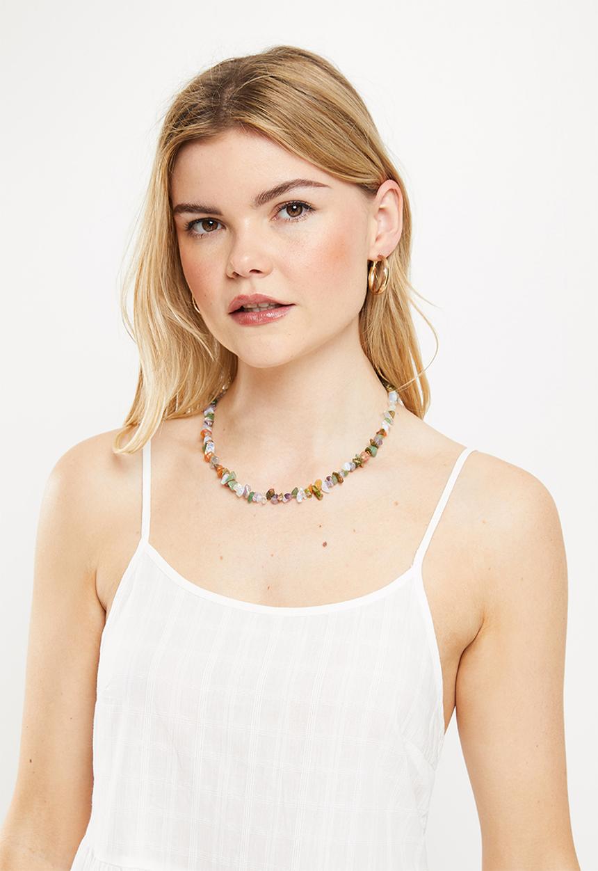 dailyfriday - Tiered mini dress - white