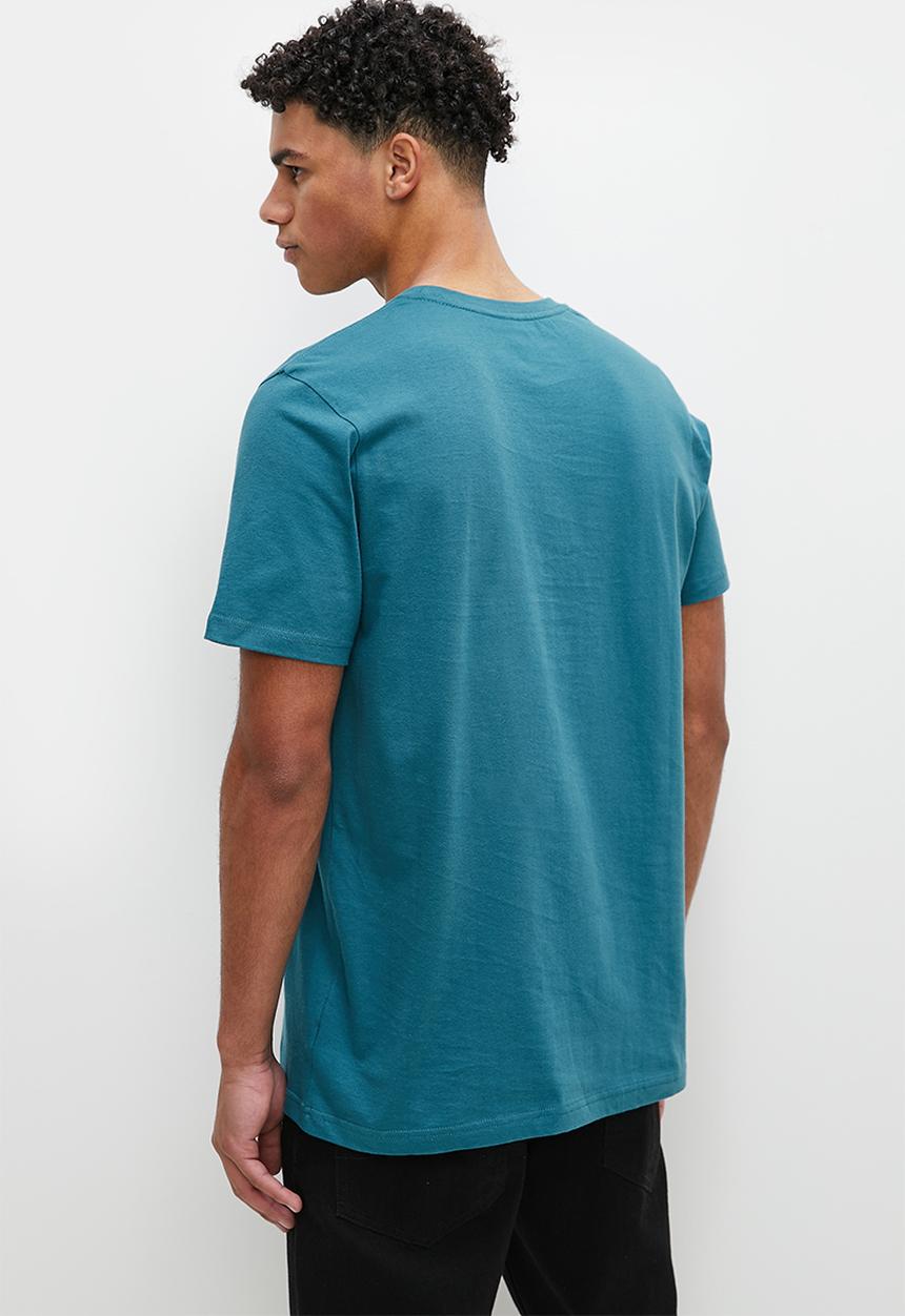 STYLE REPUBLIC - Walkman graphic tee - coral blue