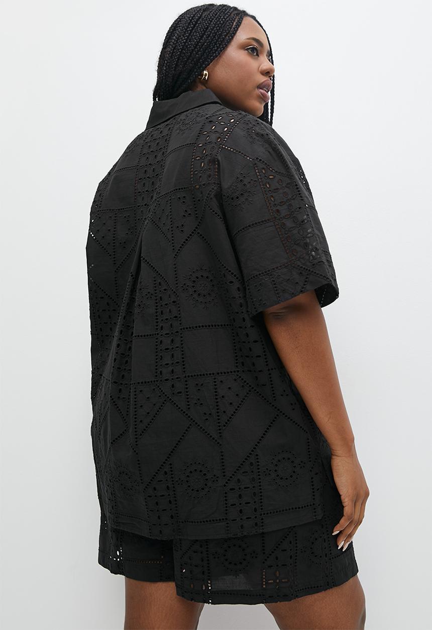 Superbalist - Anglaise longline shirt - black