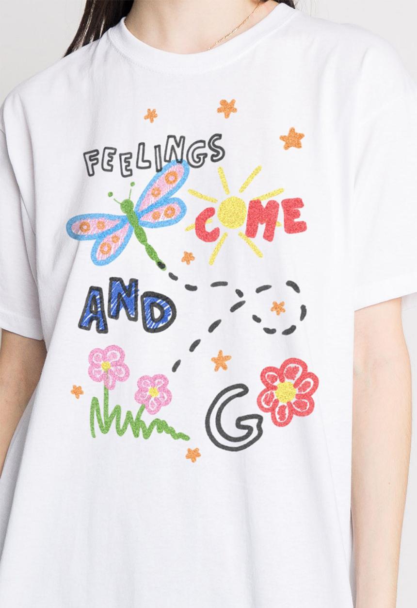 Daisy Street - Tyler tee - white