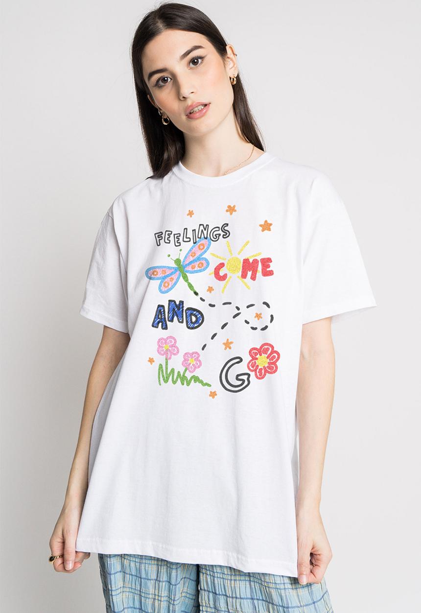 Daisy Street - Tyler tee - white