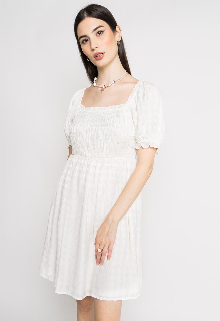 Daisy Street - Babydoll dress - off white