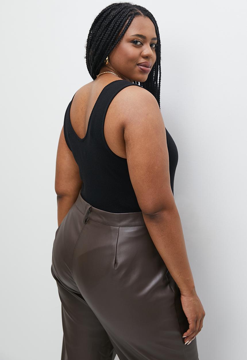Superbalist - 2-Pack built up rib bodysuit - black & white