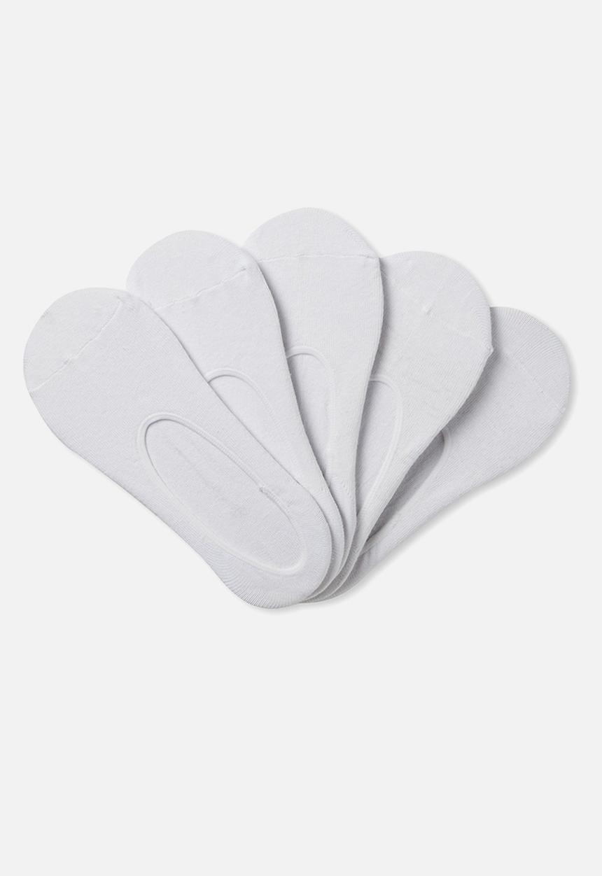 Cotton On - 5-Pack low cut sock - white